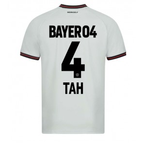 Bayer Leverkusen Jonathan Tah #4 Udebanetrøje 2023-24 Kort ærmer